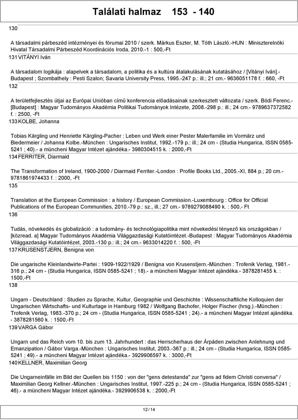 - Budapest ; Szombathely : Pesti Szalon; Savaria University Press, 1995.-247 p.: ill.; 21 cm.- 9636051178 f.