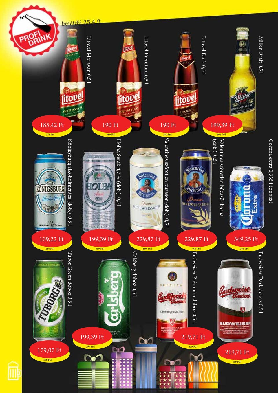 ) 0,5 l Königsburg alkoholmentes (dob.