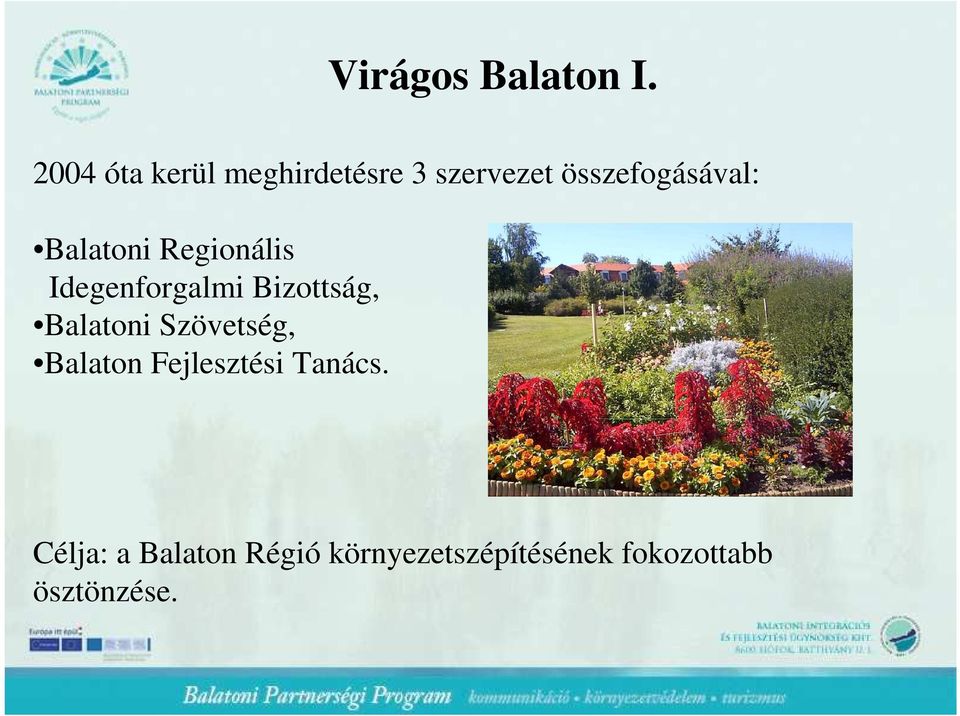 Balatoni Regionális Idegenforgalmi Bizottság, Balatoni