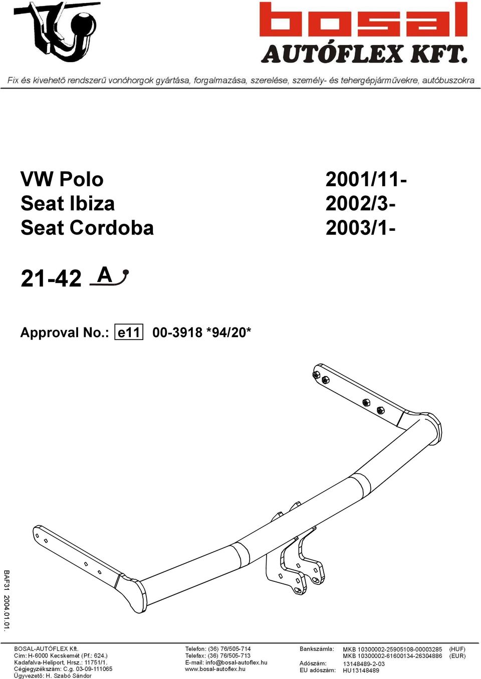 2003/1-21-42 A Approval No.