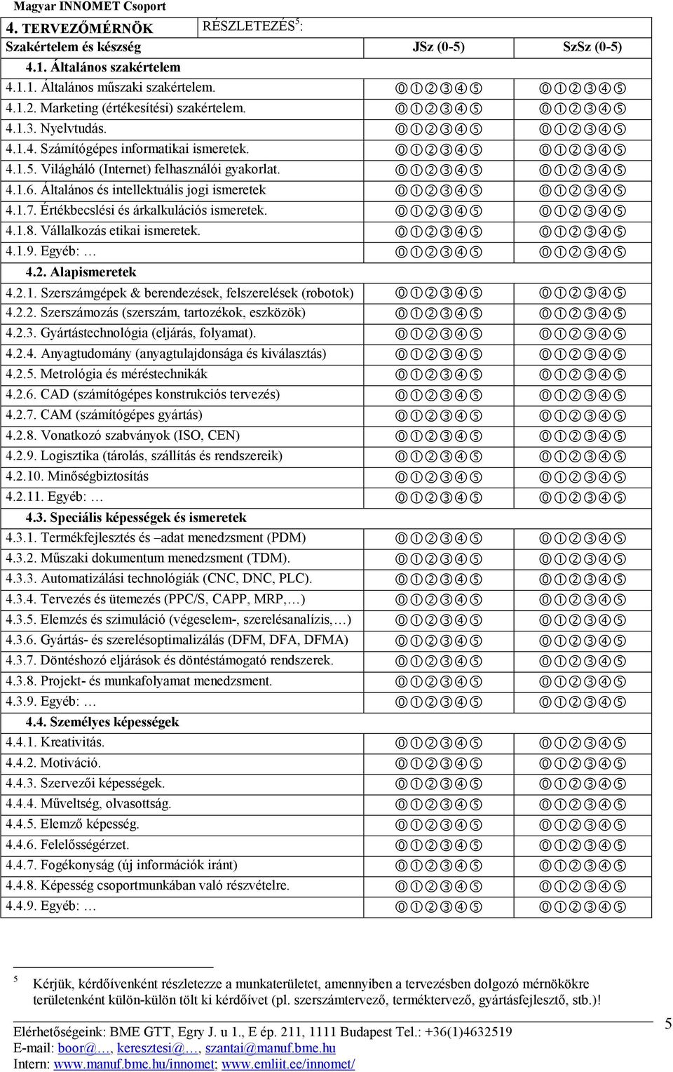 Általános és intellektuális jogi ismeretek >?@ABC >?@ABC 4.1.7. Értékbecslési és árkalkulációs ismeretek. >?@ABC >?@ABC 4.1.8. Vállalkozás etikai ismeretek. >?@ABC >?@ABC 4.1.9. Egyéb: >?@ABC >?@ABC 4.2.