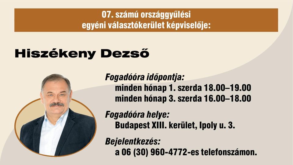 00 19.00 minden hónap 3. szerda 16.00 18.