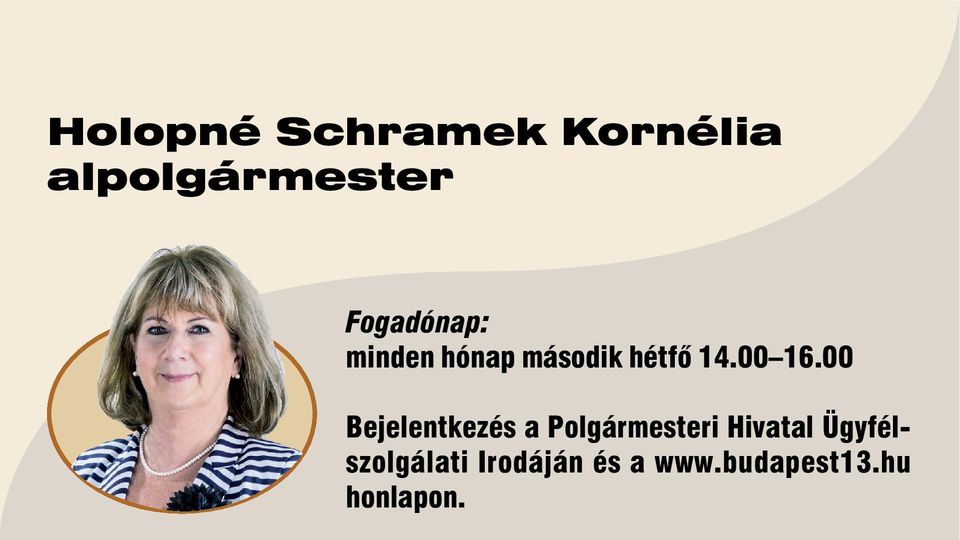 00 Bejelentkezés a Polgármesteri Hivatal