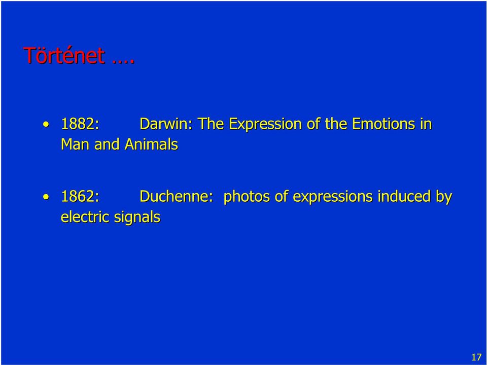 Emotions in Man and Animals 1862: