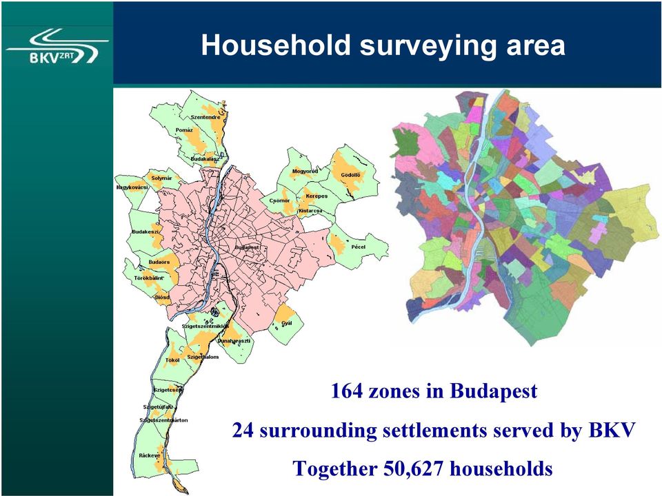 surrounding settlements