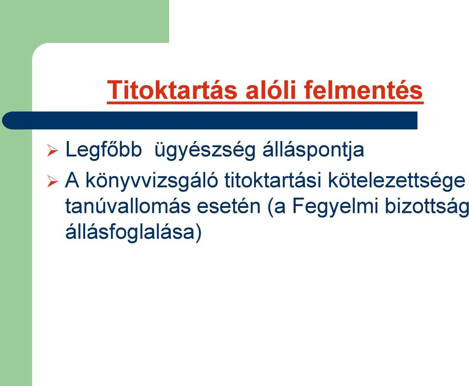 titoktartási kötelezettsége