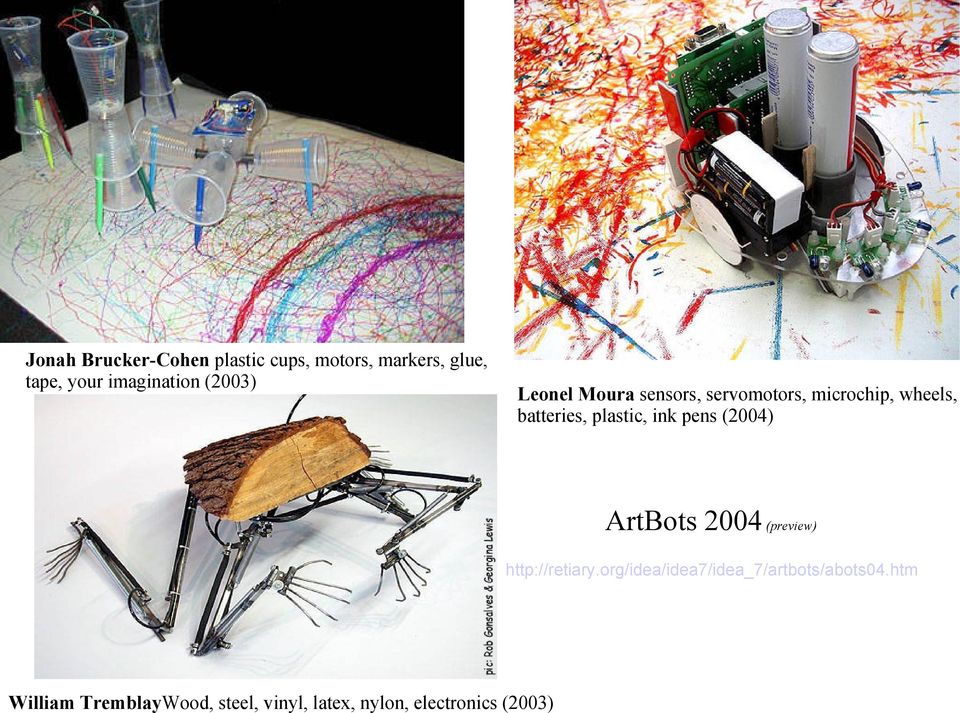 ink pens (2004) ArtBots 2004 (preview) http://retiary.