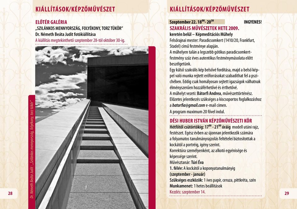 . keretén belül Képmeditációs Műhely Felsőrajnai mester: Paradicsomkert (1410/20, Frankfurt, Stadel) című festménye alapján.