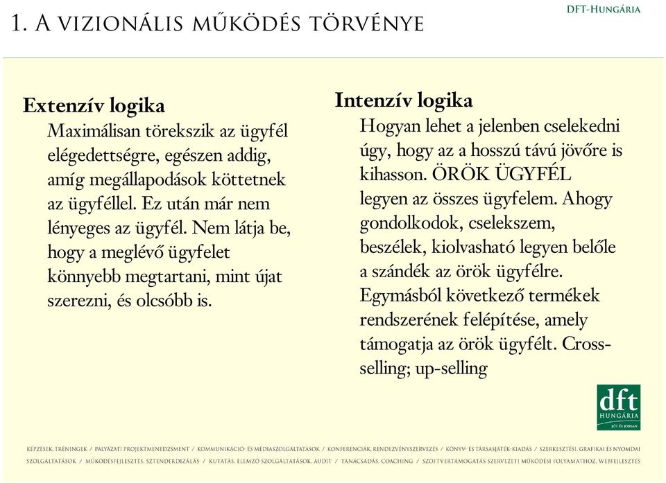 Ahogy lényeges yg az ügyfél.