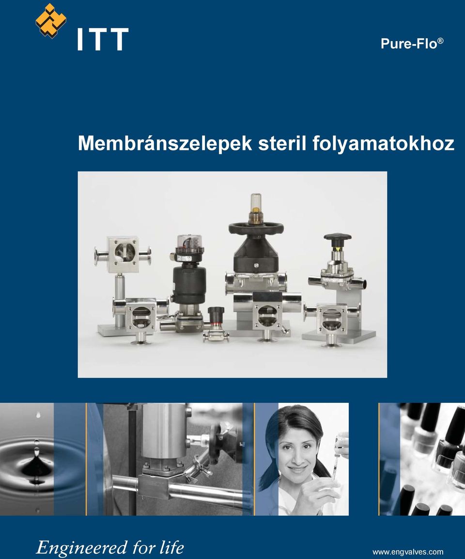 Pure-Flo Membránszelepek steril folyamatokhoz - PDF Ingyenes letöltés