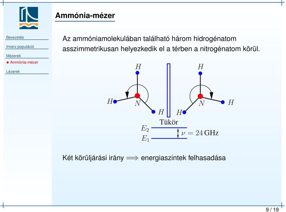 nitrogénatom körül.