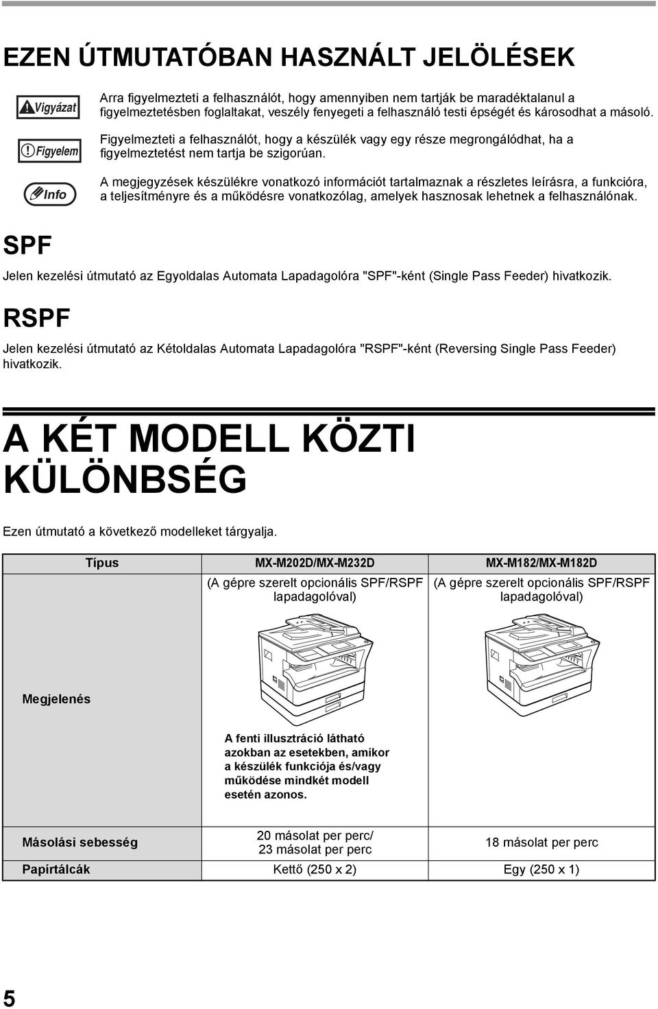 A megjegyzések készülékre vonatkozó információt tartalmaznak a részletes leírásra, a funkcióra, a teljesítményre és a működésre vonatkozólag, amelyek hasznosak lehetnek a felhasználónak.