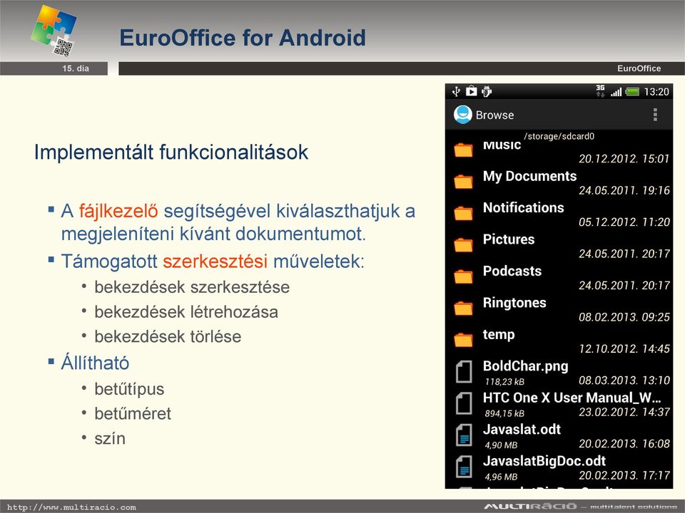 kiválaszthatjuk a megjeleníteni kívánt dokumentumot.