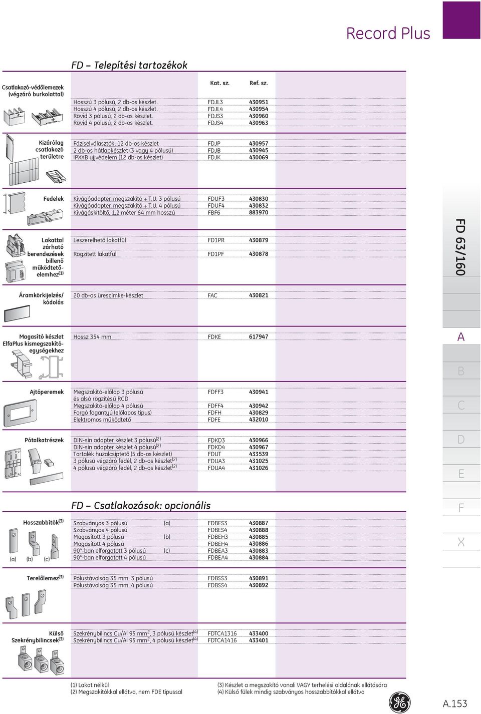 430945 430069 edelek Kivágóadapter, megszakító + T.U.