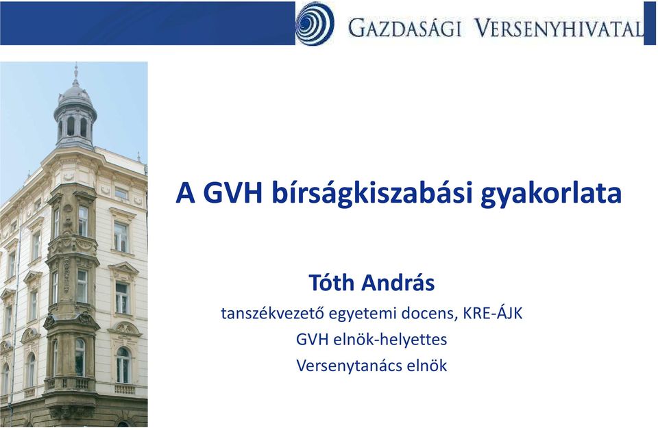 tanszékvezető egyetemi docens,