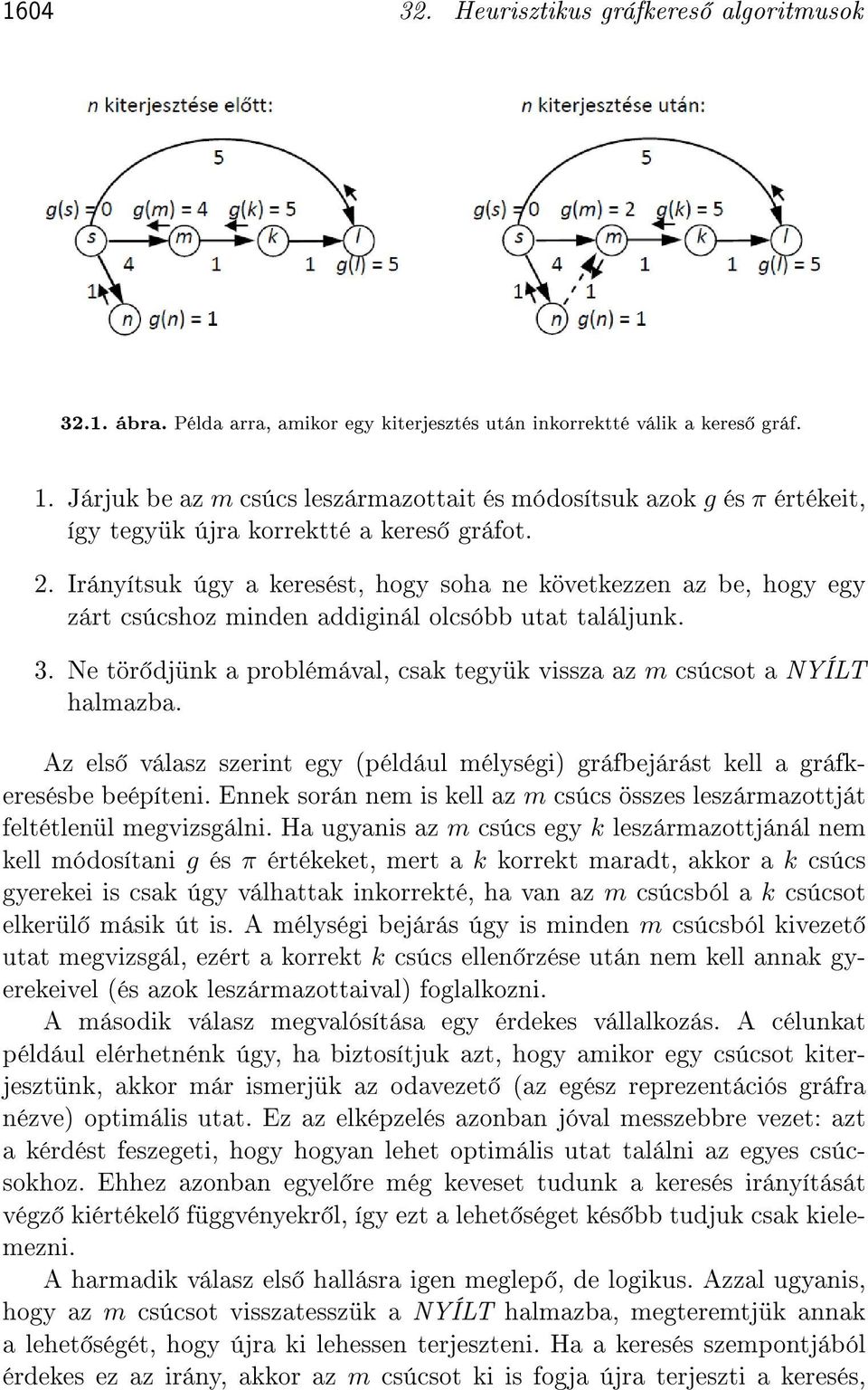 Irányítsuk úgy a keresést, hogy soha ne következzen az be, hogy egy zárt csúcshoz minden addiginál olcsóbb utat találjunk. 3.