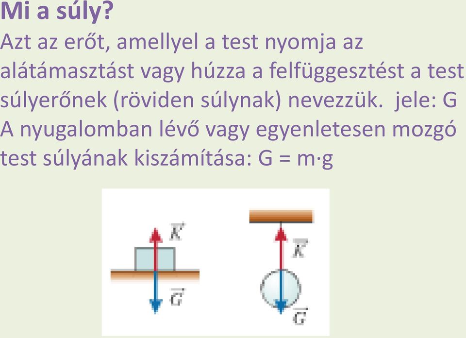 vagy húzza a felfüggesztést a test súlyerőnek (röviden