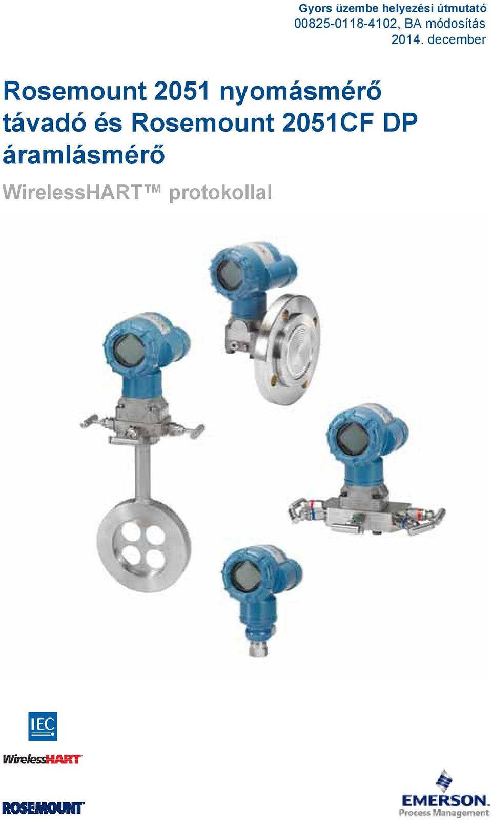 távadó és Rosemount 2051CF DP