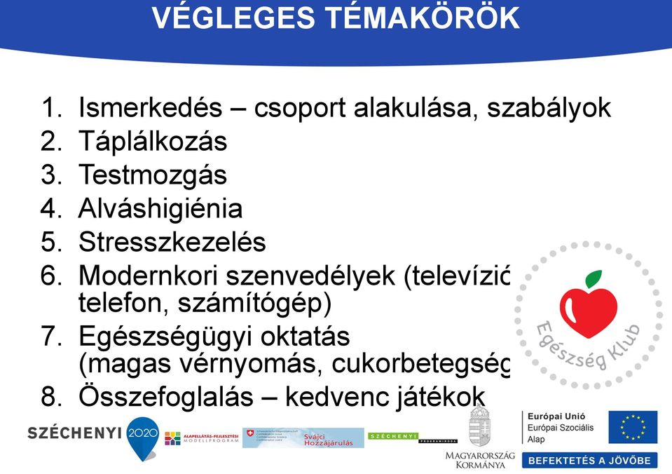 Modernkori szenvedélyek (televízió, telefon, számítógép) 7.