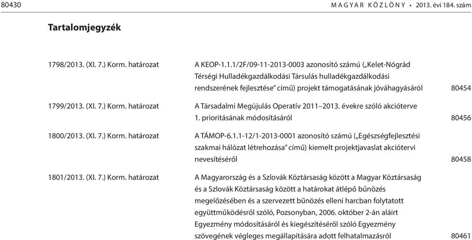 4. szám Tartalomjegyzék 17
