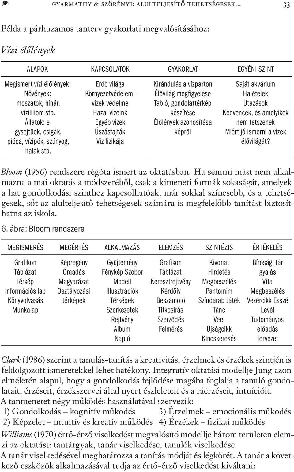 Állatok: e gysejtűek, csigák, pióca, vízipók, szúnyog, halak stb.