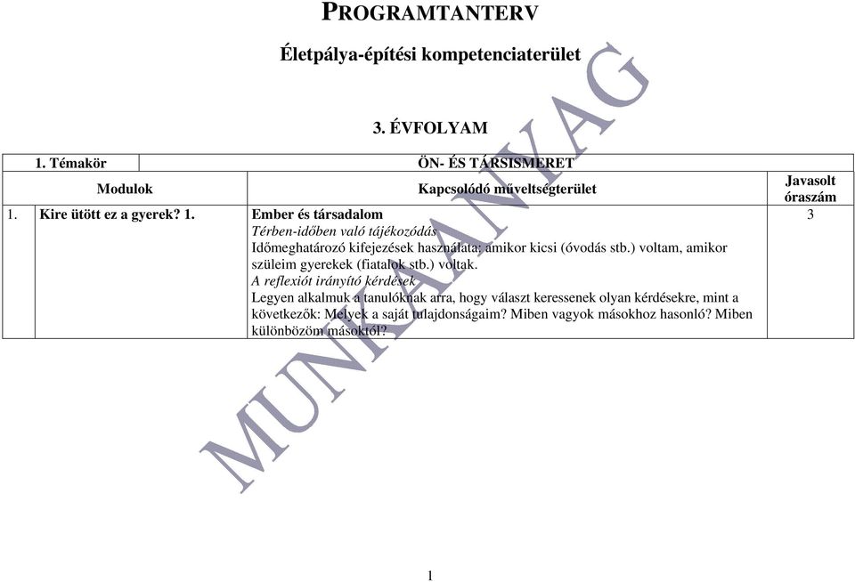 ) voltam, amikor szüleim gyerekek (fiatalok stb.) voltak.