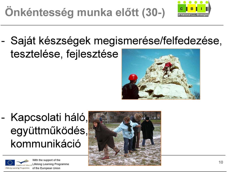megismerése/felfedezése, tesztelése,