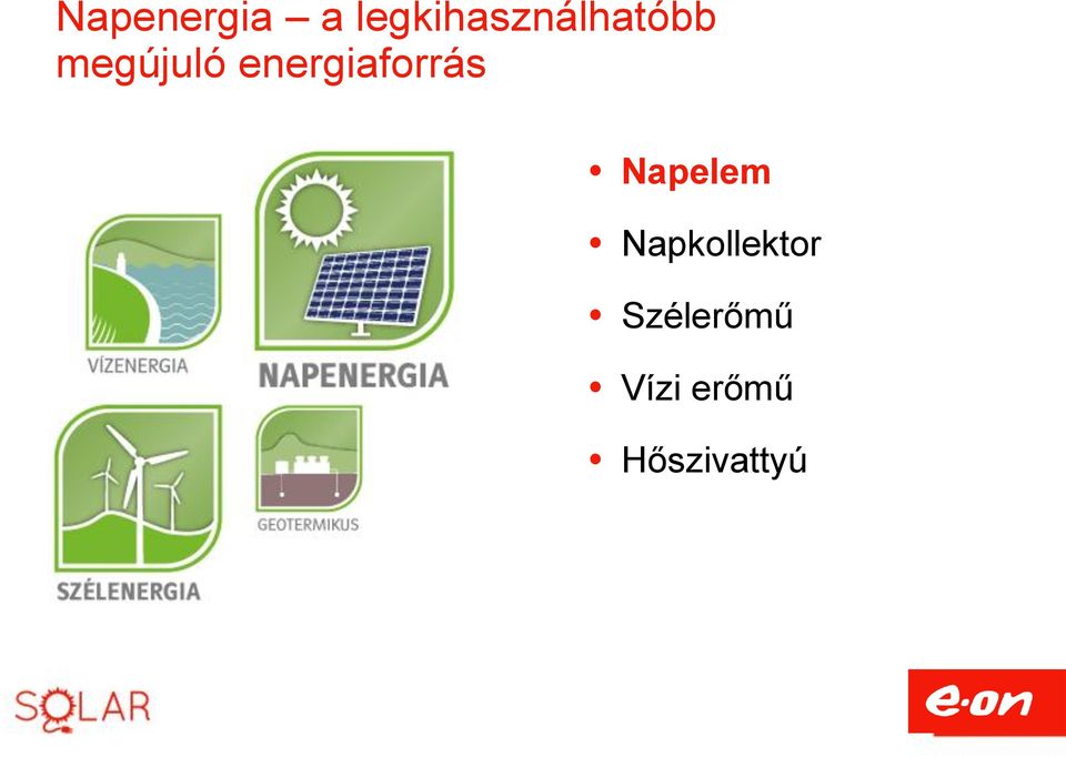 megújuló energiaforrás