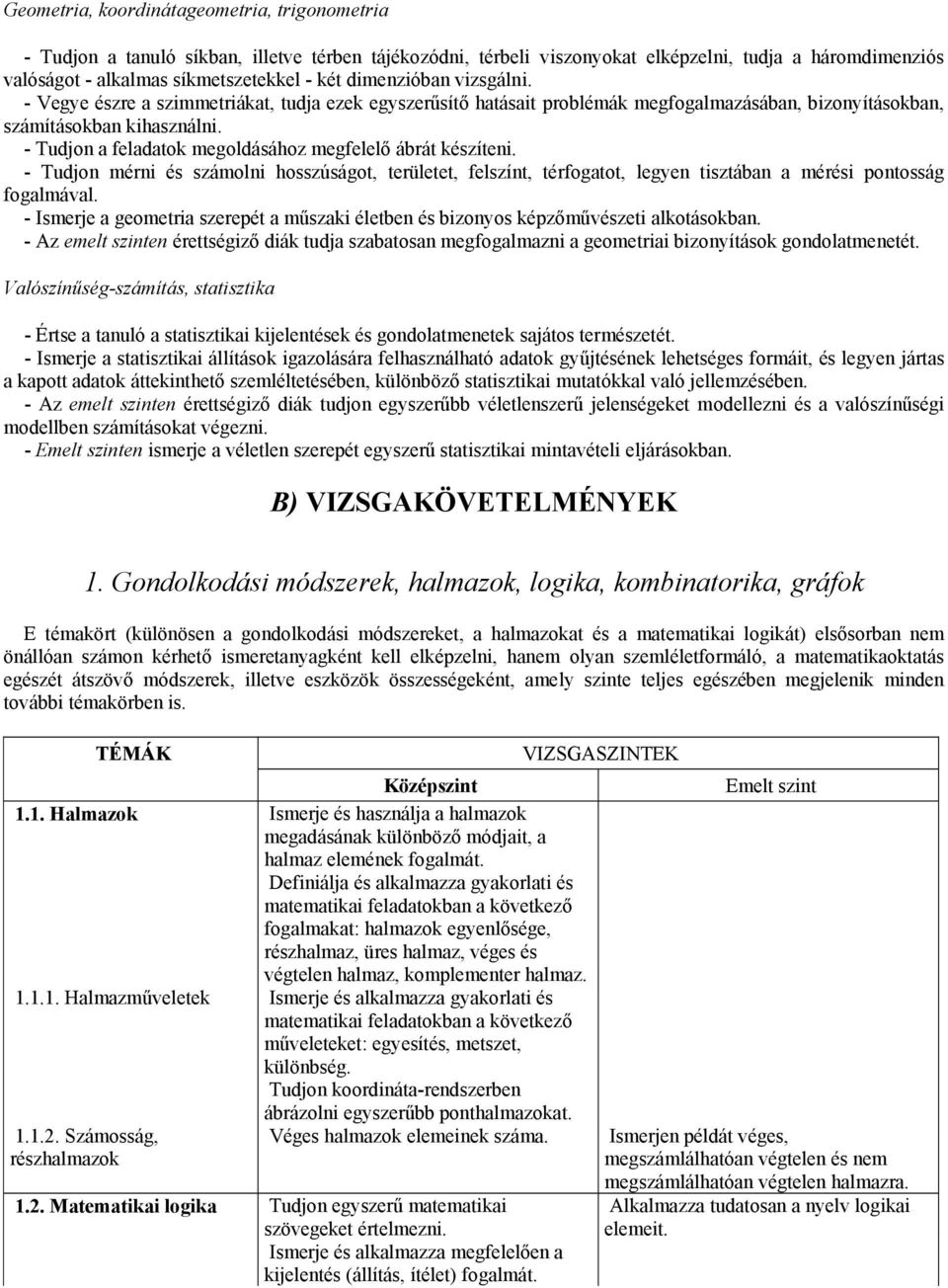 - Tudjon a feladatok megoldásához megfelelő ábrát készíteni. - Tudjon mérni és számolni hosszúságot, területet, felszínt, térfogatot, legyen tisztában a mérési pontosság fogalmával.