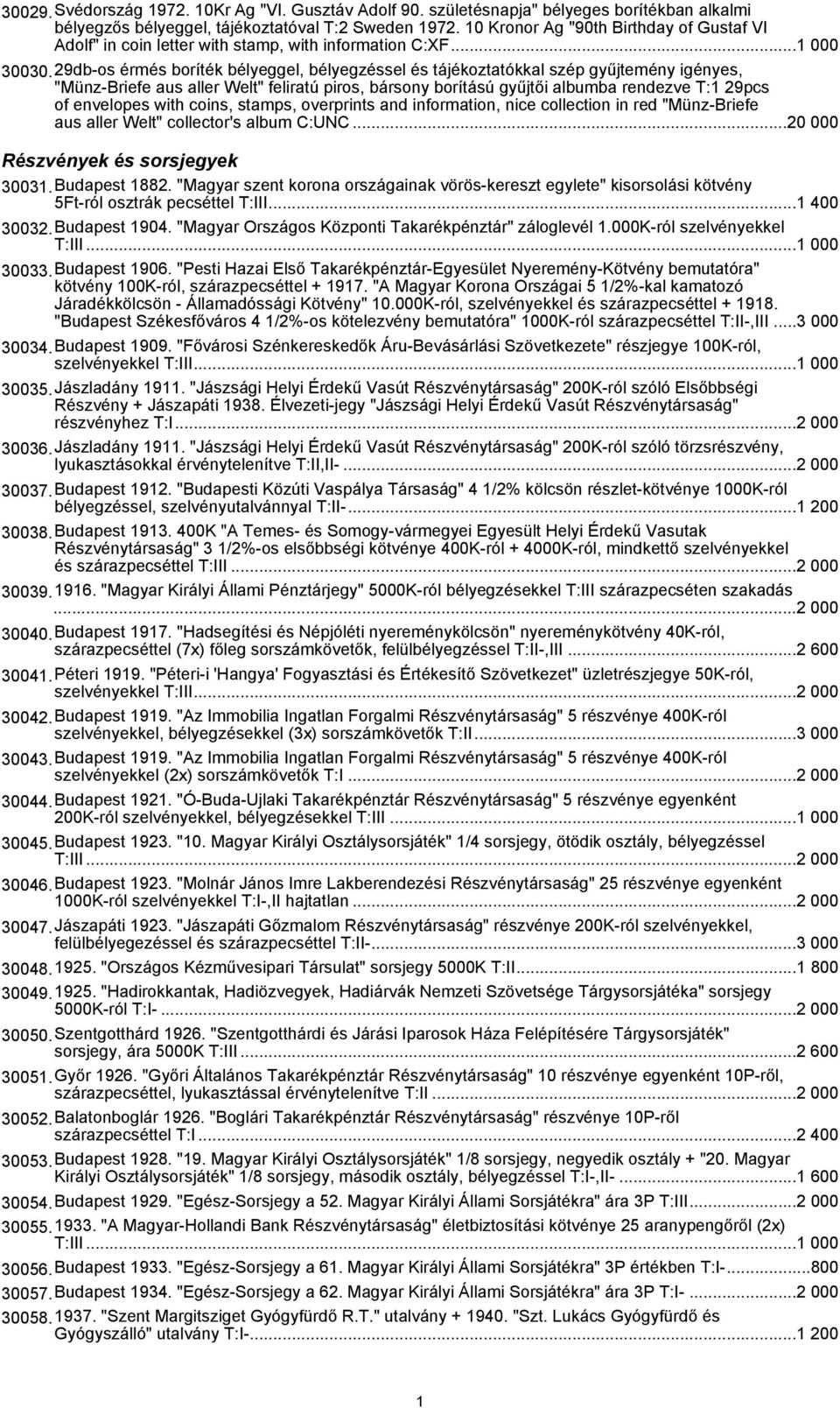 29db-os érmés boríték bélyeggel, bélyegzéssel és tájékoztatókkal szép gyűjtemény igényes, "Münz-Briefe aus aller Welt" feliratú piros, bársony borítású gyűjtői albumba rendezve T:1 29pcs of envelopes