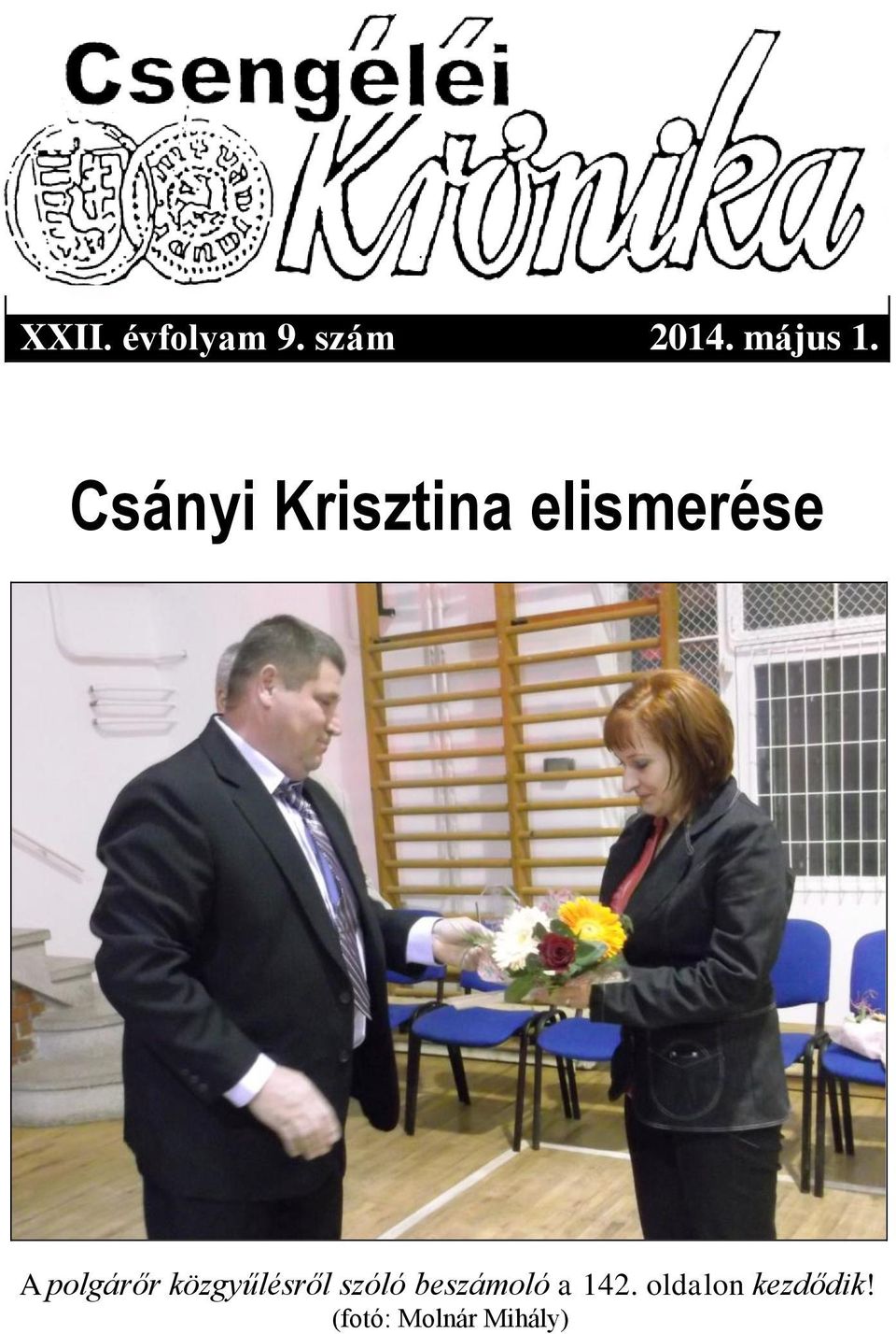 polgárőr közgyűlésről szóló beszámoló