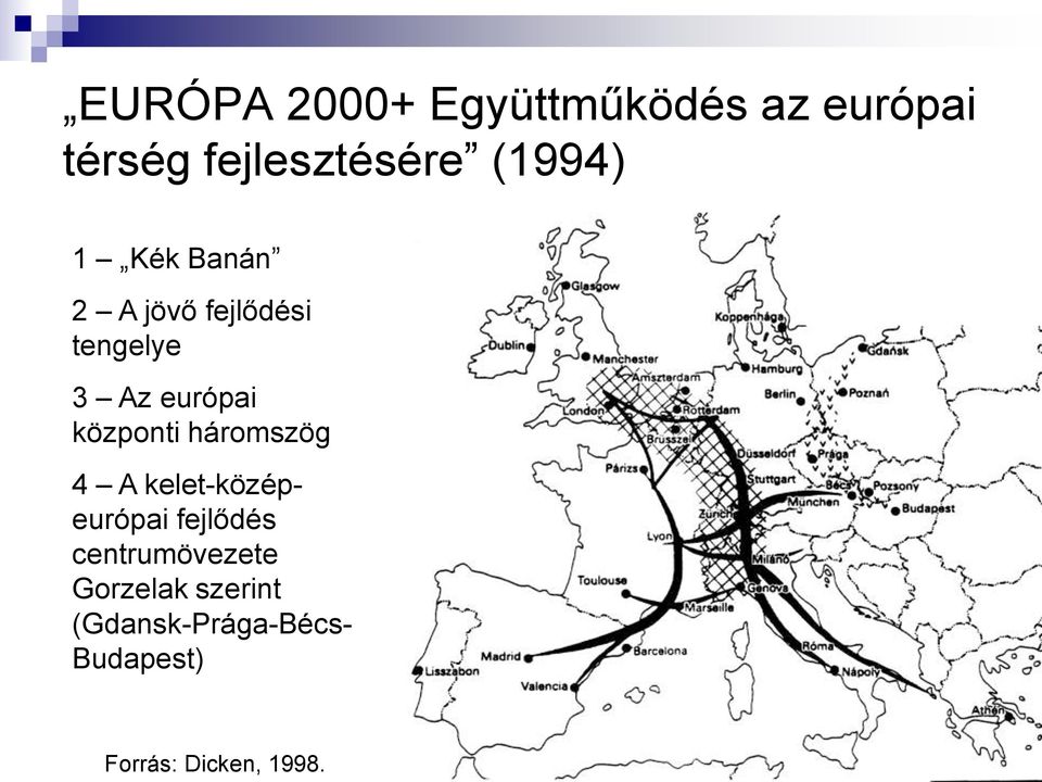 központi háromszög 4 A kelet-középeurópai fejlődés