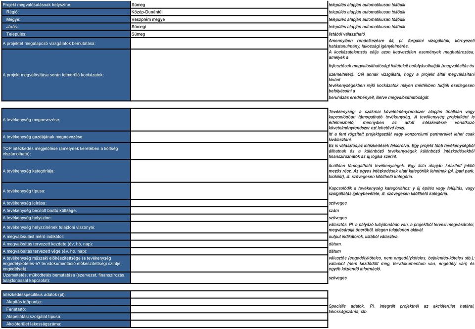 forgalmi vizsgálatok, környezeti hatástanulmány, lakossági igényfelmérés.