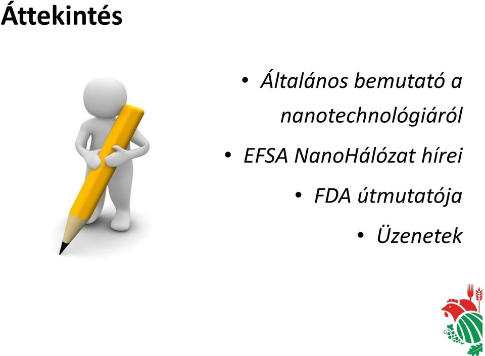 nanotechnológiáról EFSA