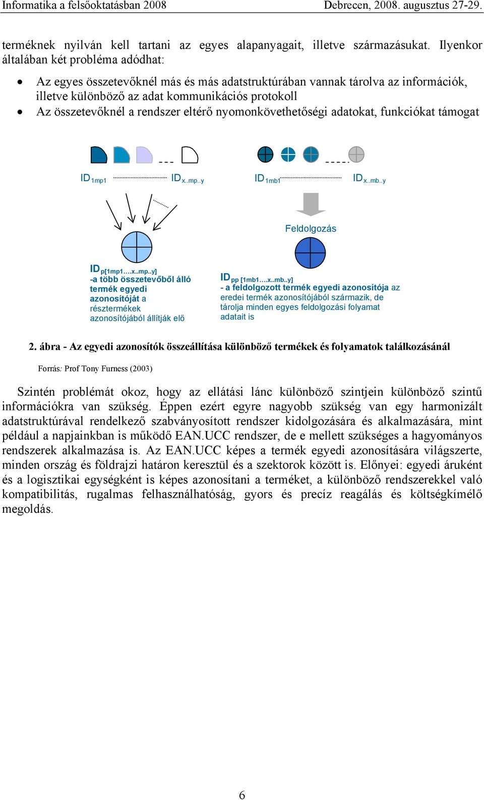 rendszer eltérő nyomonkövethetőségi adatokat, funkciókat támogat ID 1mp1 ID x..mp..y ID 1mb1 ID x..mb..y Feldolgozás ID p[1mp1.x..mp..y] -a több összetevőből álló termék egyedi azonosítóját a résztermékek azonosítójából állítják elő IDpp [1mb1.