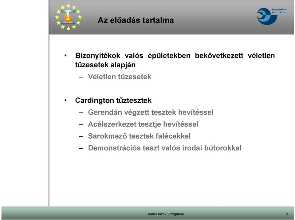 Acélszerkezet tesztje hevítéssel Sarokmező tesztek