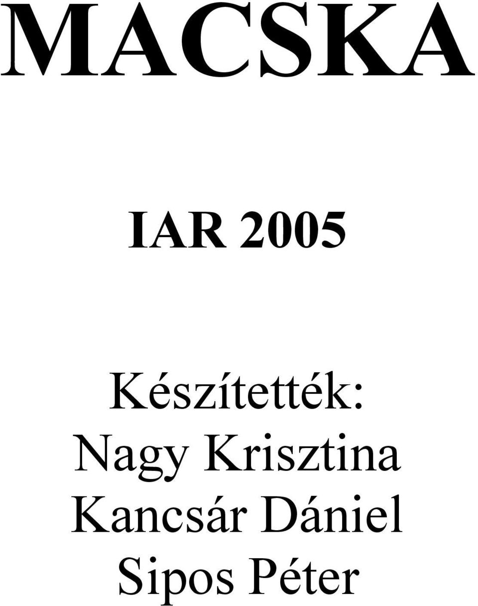 Krisztina Kancsár