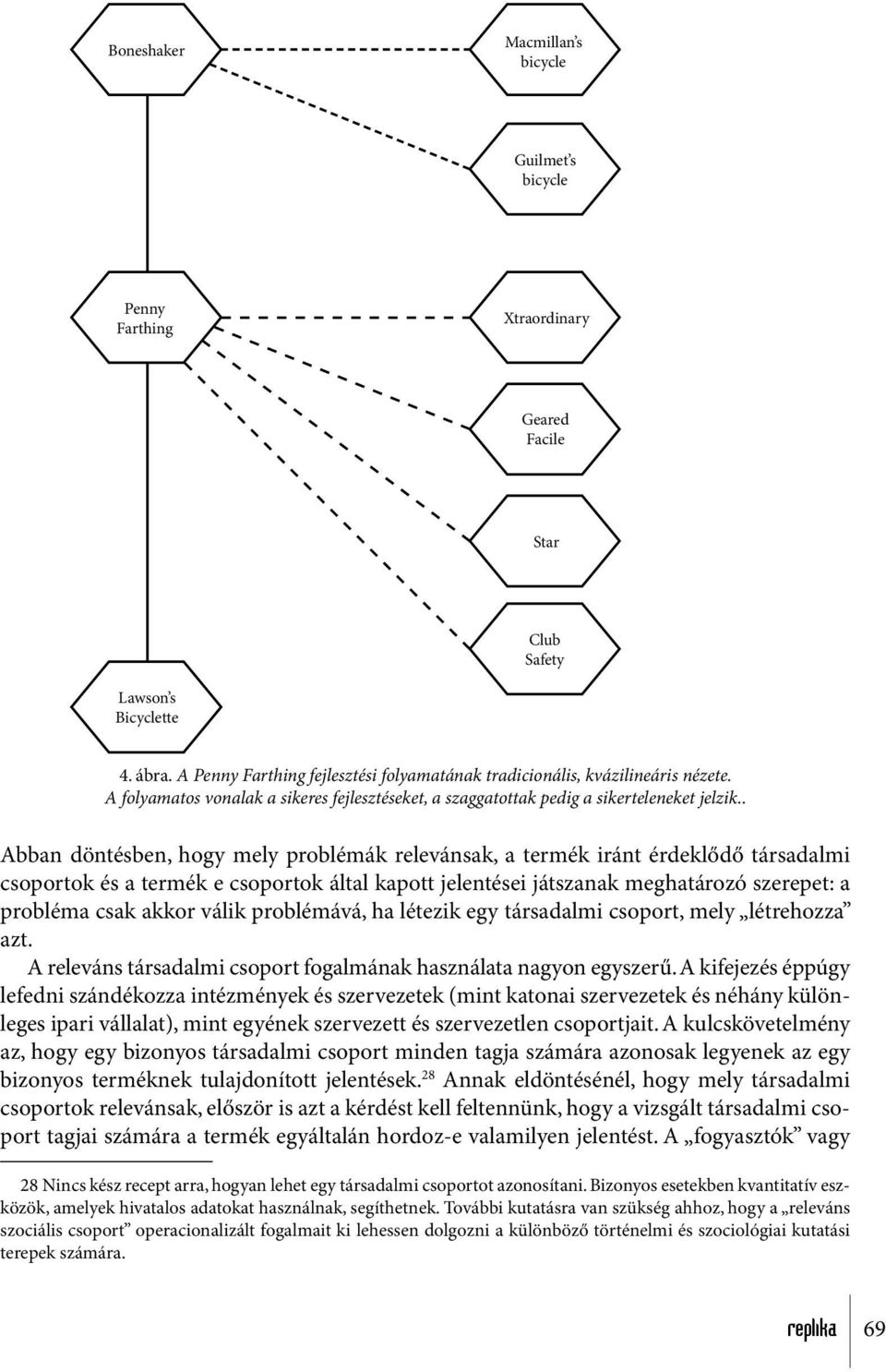 . Abban döntésben, hogy mely problémák relevánsak, a termék iránt érdeklődő társadalmi csoportok és a termék e csoportok által kapott jelentései játszanak meghatározó szerepet: a probléma csak akkor