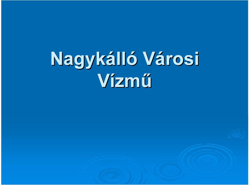 Városi