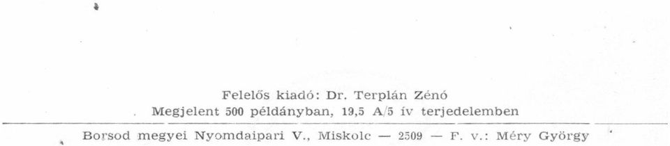 A,'5 ív terjedelemben Borsod megyei