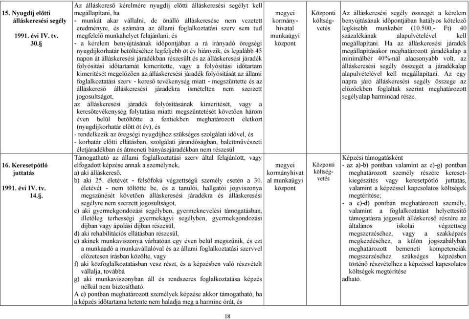 szerv sem tud megfelelő munkahelyet felajánlani, és - a kérelem benyújtásának időpontjában a rá irányadó öregségi nyugdíjkorhatár betöltéséhez legfeljebb öt év hiányzik, és legalább 45 napon át