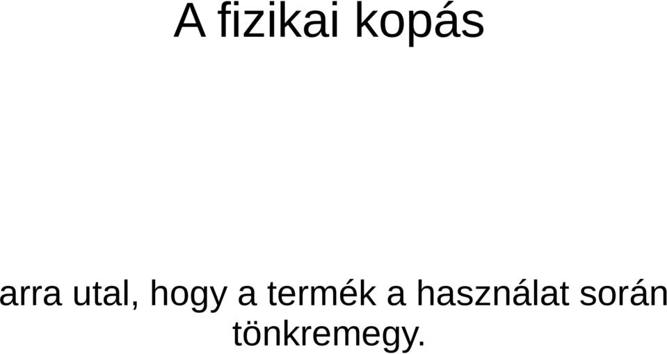 termék a