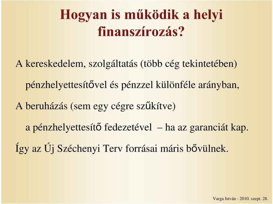 beruházás (sem egy cégre szűkítve) a pénzhelyettesítő
