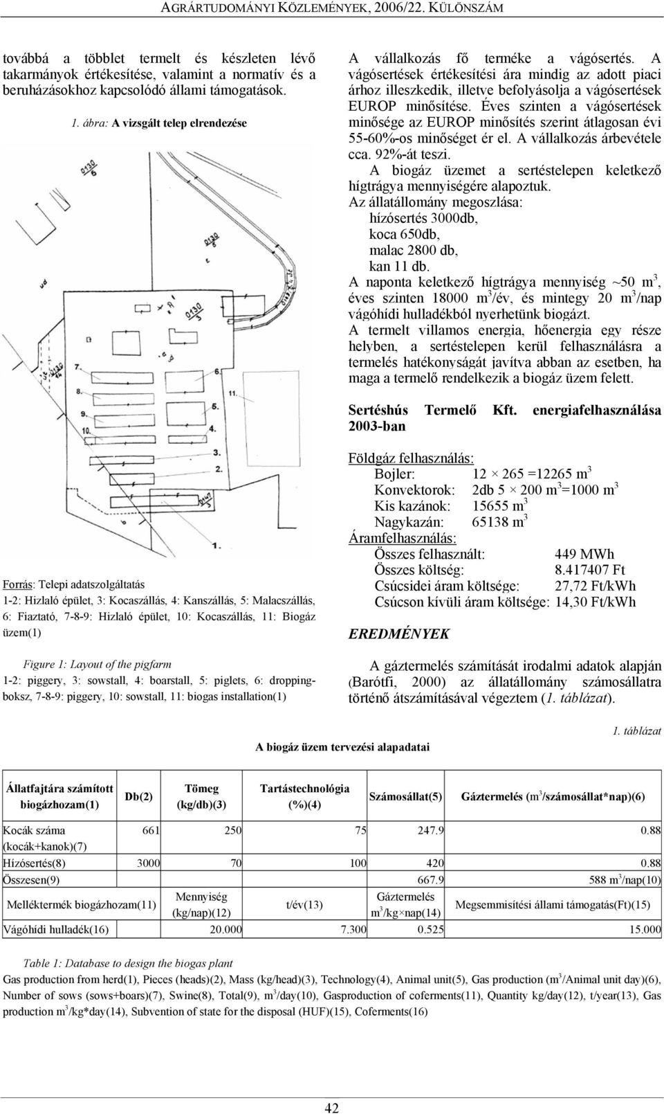 Éves szinten a vágósertések minősége az EUROP minősítés szerint átlagosan évi 55-60%-os minőséget ér el. A vállalkozás árbevétele cca. 92%-át teszi.