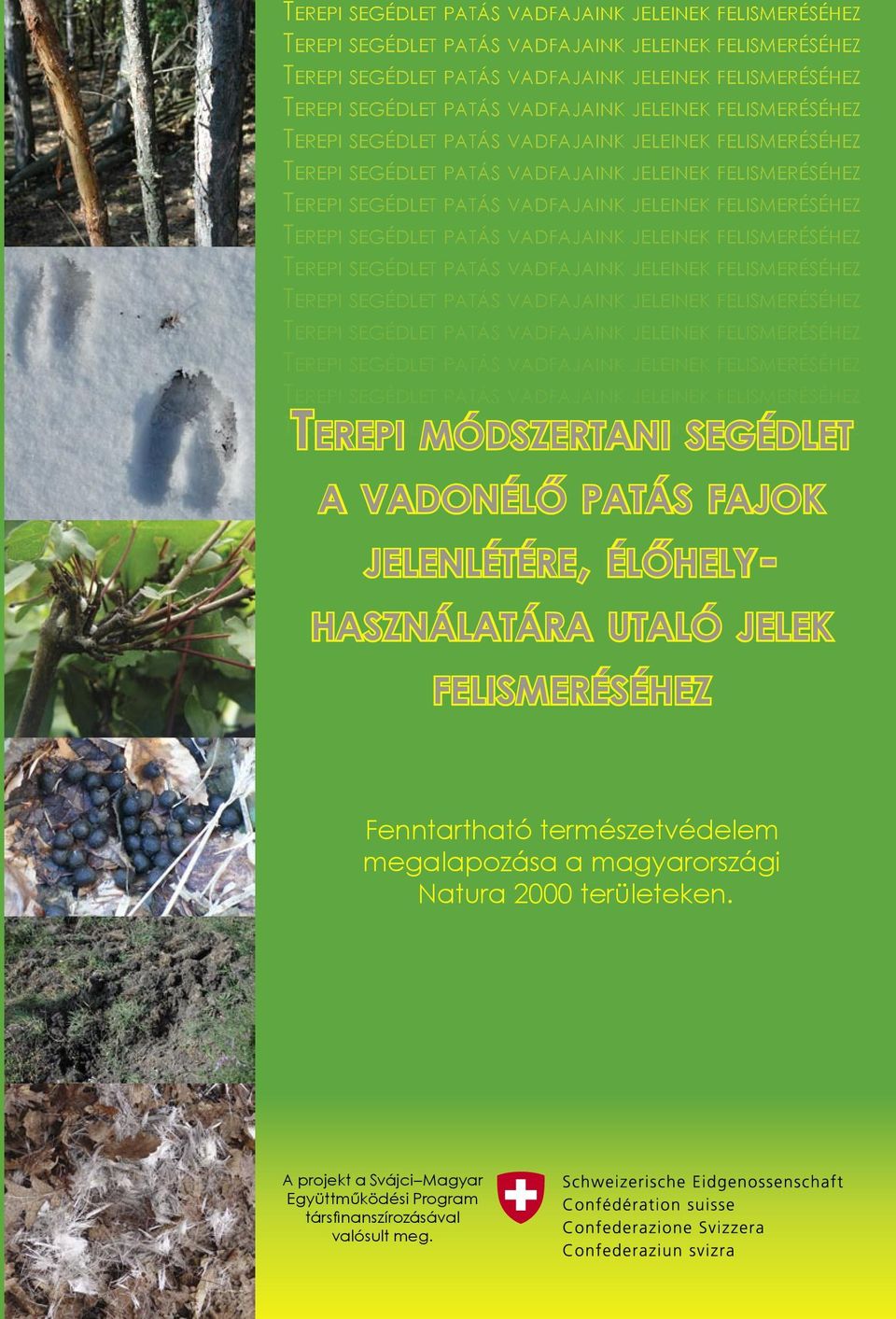 természetvédelem megalapozása a magyarországi Natura 2000 területeken.