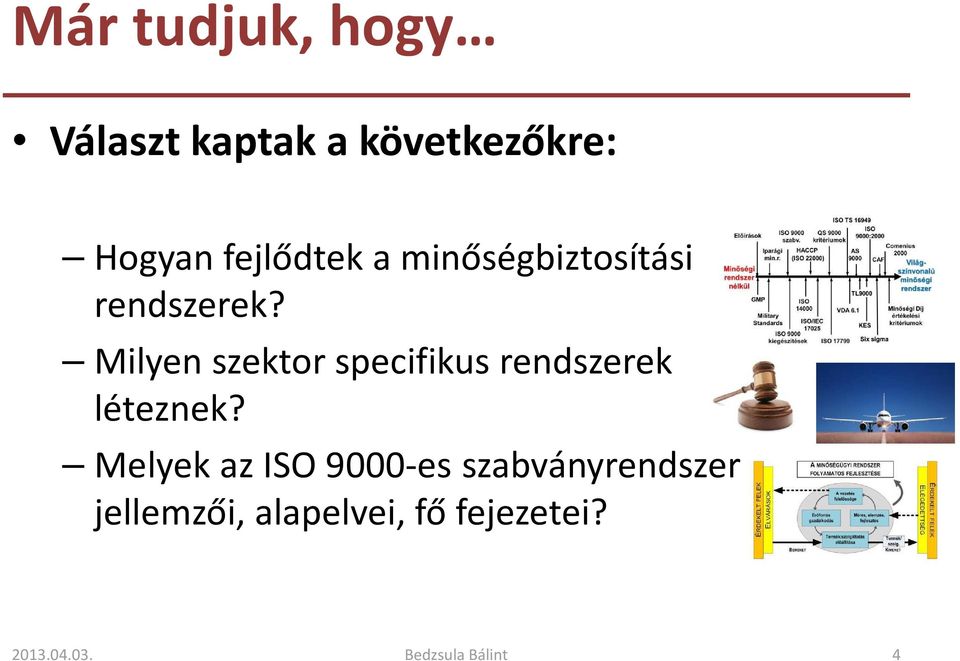 Milyen szektor specifikus rendszerek léteznek?