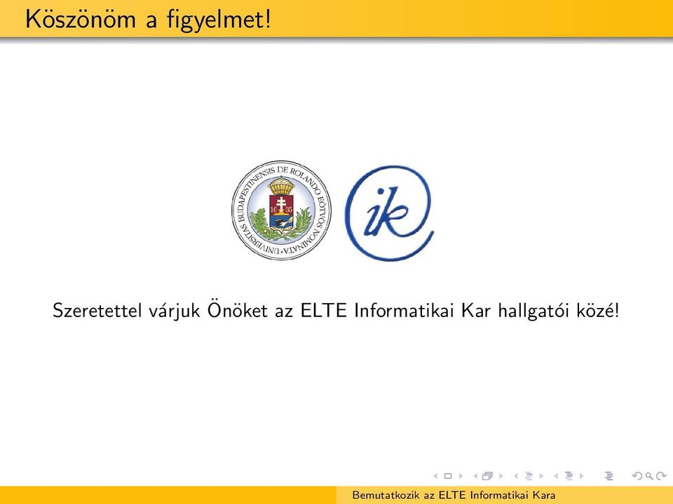 Bemutatkozik az ELTE Informatikai Kara - PDF Free Download