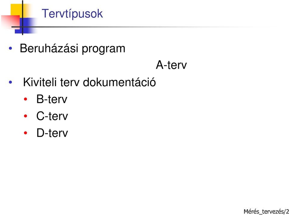 terv dokumentáció B-terv