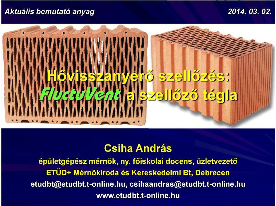 épületgépész mérnök, ny.