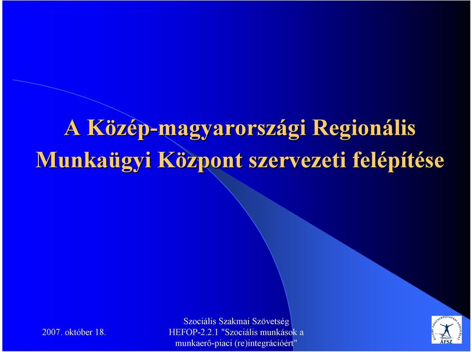 Regionális Munkaügyi